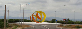 Escultura 'Piel de naranja' Anecoop